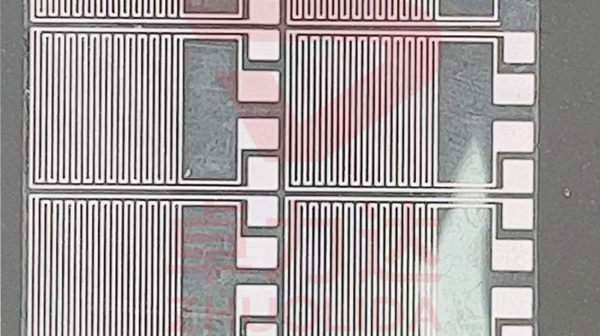 QFN bracket etching processing